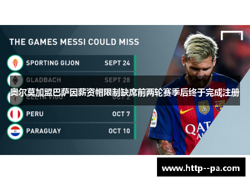 奥尔莫加盟巴萨因薪资帽限制缺席前两轮赛季后终于完成注册
